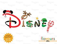 disney christmas svg cut file