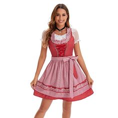 Gender:Women's; What's in the box:Top,Dress,Apron; Types:Dress,Dirndl,Dirndl Blouse; Holiday:Carnival,Oktoberfest Beer; Style:German,Munich; Material:Polyester; Characters:Bavarian,Maid; Listing Date:05/31/2024 Octoberfest Outfits, Dress Dirndl, Beer Costume, Oktoberfest Outfits, German Outfit, Dress Apron, Dirndl Blouse, Oktoberfest Outfit, Oktoberfest Beer