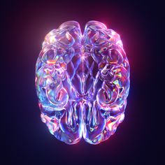 an image of a colorful brain on a black background