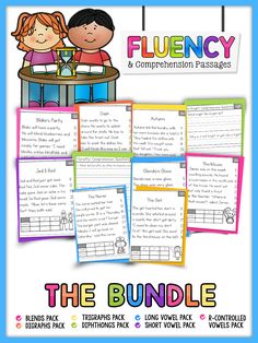 the fluency and compension passages for kids