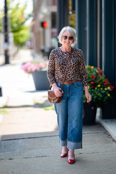 Styling Five Fall Fashion Trends for Women Over 50 - Dressed for My Day Cuff Jeans Outfit, Outfits For Older Women Over 60, Glam Grandma, February Outfit Ideas, Fall Outfits For Women Over 50, Polish Dress