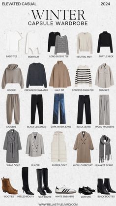 Wondering how to create a winter capsule wardrobe? Discover winter wardrobe essentials and how to style them for endless outfit ideas. Vinter Mode Outfits, Capsule Wardrobe Casual, Capsule Wardrobe Women, Look Boho Chic, Travel Clothing, Fashion Capsule Wardrobe, Winter Fashion Outfits Casual, Winter Capsule, Winter Capsule Wardrobe