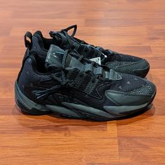 Adidas Crazy Byw 2.0 'Triple Black' (Size Us Mens 9/Wmns 10). Condition Is New Without Box. Come As Seen In Pictures. Any Questions Send A Message Black Breathable Mid-top Running Shoes, Casual Breathable Custom Sneakers For Training, Casual Breathable Sneakers For Training, Casual Custom Sneakers With Cushioned Footbed For Training, Adidas Low-top Functional Sneakers, Adidas Urban Low-top Running Shoes, Functional Adidas Lace-up Sneakers, Adidas Streetwear Running Shoes With Cushioned Footbed, Casual Basketball Shoes With Cushioned Footbed For Training