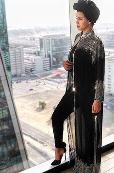 Beaded Long Drape/jacket /cape black/silver - Etsy Elegant Cape For Costume Party, Elegant Cape For Fall Party, Elegant Fall Cape For Party, Elegant Fall Party Cape, Black Long Sleeve Evening Cape, Cape Style Party Abaya, Elegant Cape-style Evening Abaya, Cape Outerwear For Fall Parties, Elegant Cape Abaya For Evening