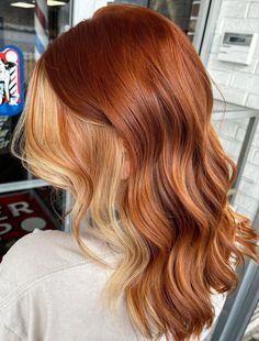 Bright Copper Hair, Ginger Hair Dyed, Auburn Hair, Copper Hair, Red Hair Color