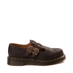 Womens Dr. Martens 8065 Mary Jane Casual Shoe - Dark Brown Doc Martens Mary Janes Outfit, Mary Jane Doc Martens, Brown Doc Martens, Doc Martens Mary Janes, Dr Martens Mary Janes, Dr Martens Mary Jane, Mary Janes Outfit, Church's Shoes, Brown Mary Janes