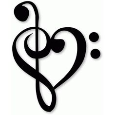 the treble clefs symbol is shown in black on a white background with circles around it