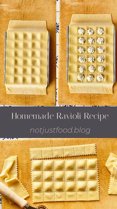 homemade ravioli recipe with instructions on how to make it