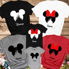 Black Disney Shirts For Family, Magic Kingdom Matching Family Shirts, Matching Disney Shirts Family, Family Matching Outfits Disney, Disneyworld Shirts For Family, Disneyland Family Shirts Ideas, Disneyland Matching Shirts Families, Disney Land Shirts, Disney Shirt Ideas Family Vacations