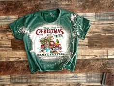 Mickey Christmas Crop Top Tree Farm Bleached Crop Mickeys - Etsy Christmas Crop Top, Christmas Farm, Tee Tree, Mickey Christmas, Fresh Christmas Trees, Distressed Tee, Tree Farm, Tree Farms, Mixing Fabrics