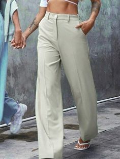 ⚡️Buy Draped Straight Leg Tailored Pants Blue XS under $48.00 in Pants Online. Style: Casual, Street. Color: Blue\Green. Main Material: Polyester. Fit Type: Regular. Design: Functional Pockets, High Rise Waistline, Zip & Button Fastening, Belt Loops. ✓2022 SPRING DROPS✓Free Shipping on all orders over $59. Check reviews and order Draped Straight Leg Tailored Pants today. Relaxed Fit Full Length Dress Pants For Spring, Solid Work Pants With Loosely Fitted Hips For Spring, Spring High Waist Stretch Work Pants, High Waist Stretch Work Pants For Spring, Non-stretch Full Length Work Pants For Spring, Non-stretch Full-length Spring Work Pants, Chic Full-length Work Pants For Spring, Stretch Work Pants For Spring, Spring Stretch Work Pants