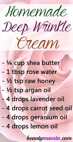 Homemade Wrinkle Cream, Homemade Lotion, Aging Cream, Deep Wrinkles, Skin Care Recipes, Natural Beauty Tips, Wrinkle Cream, Beauty Recipe, Diy Skin Care