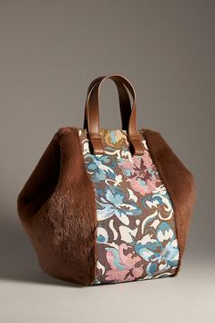 Polyester; cotton lining Removable crossbody strap Two inner slip pockets Clasp styling Imported | Velvet Two-Tone Satchel by Anthropologie, Women's, Polyester/Cotton Boho Chic Bags, Chic Bags, Unique Bags, Women's Bags, Crossbody Strap, Travel Accessories, Boho Chic, Women's Accessories, Leather Bag