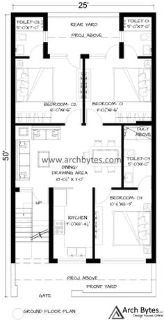 the floor plan for a two story house with 3 bedroom and 2 bathroom areas, including an attached garage