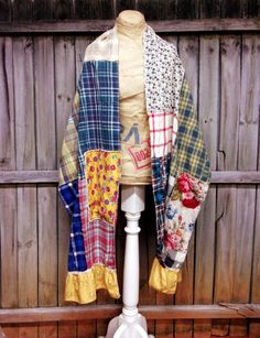 Scarf Patterns PDF Sewing Tutorial Blanket Scarf Sewing | Etsy Diy Scarves, Upcycled Sewing, Patchwork Flannel, Scarf Diy, Flannel Scarves, Tutorial Sewing, Altered Clothing, Recycling Ideas, Patchwork Clothes