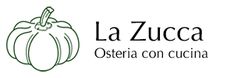 the logo for la zuca osteria con cucina