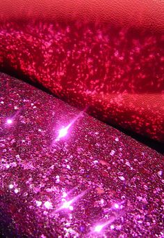 pink and purple glitter fabric with white stars on it