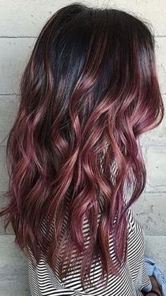 New Hair Color Trends, Trendy We Fryzurach, Hair Goal, Dye Ideas, New Haircut, Ombré Hair, Fun Hair, Super Hair, Nails Red