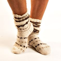 You will get 10% off when you buy 2 items and 20% off when you buy 4 items or more from my store! You will see the discount during checkout. Surprise your lover or friend with these beautiful long ornamented socks. Ornaments for the socks are made from traditional Lithuanian and Scandinavian patterns. Inspiration for these socks came from long-lived Lithuanian knitting traditions where the main value of the socks is longevity and warmness necessary to survive in long cold winters. Socks are made Scandinavian Pattern, Men Socks, Socks Men, Pattern Socks, Wool Socks, Patterned Socks, Mens Socks, Gift For Him, Hand Knitting