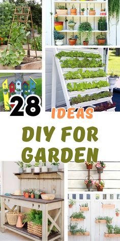 28 diy garden ideas that are easy to make