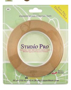 a package of tape that is brown and has the words studio pro printed on it