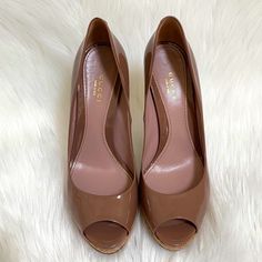 Worn Twice. Come With Box And Dust Bags. Refer To The Pictures No Returns Have Some Blemish - Please Look While Wearing Not Visible All In Pictures They Are Hd 37 Shoes Gucci, Cork Heels, Gucci Shoes, Shoes Women Heels, Cork, Dust Bag, Shoes Heels, Size 7, Gucci