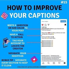 how to improve your captions