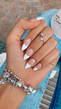 February Almond Nails Ideas, Classy Valentines Nails, February Nails, Nail Designs Valentines, Basic Nails, Nails Desing, Dope Nails