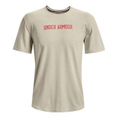 Under Armour Recover Short Sleeve T-shirt 'Beige' 1361756-279 Fashion Performance, Stylish Sneakers, Perfect Pair, Your Perfect, Under Armour, T-shirt, Sneakers, T Shirt