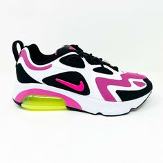 Nifty Kicks 100% Authentic Fast Shipping Great Prices Nike Air Max 200 Black Hyper Pink CU4745 001 Womens Trainers Athletic Shoes Condition: New Size: Womens Size  Material: Mesh Color: Black/Hyper Pink Style: Athletic More items in our store! Click Here! BUY NOW! 100% Authentic Fast Shipping Great Prices Payment Shipping Returns Contact Payment Shipping Returns Contact We accept payment by any of the following methods: PayPal We accept PayPal payments for secure an Nike Air Max 200, Air Max 200, Womens Trainers, Style Athletic, Hype Shoes, Pink Style, Have A Nice Day, Nike Air Max 90, Nice Day