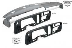 the front and rear bumpers of a car