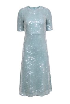 Current Boutique-Veronica Beard - Seafoam Green Short Sleeve Sequined Maxi Dress Sz 00 Spring Floor-length Sequin Midi Dress, Spring Formal Sequined Maxi Dress, Elegant Spring Maxi Sequin Dress, Elegant Sequin Maxi Dress For Spring, Elegant Maxi-length Sequin Spring Dress, Elegant Maxi Length Sequin Dress For Spring, Formal Spring Floor-length Sequin Dress, Spring Wedding Maxi Sequin Dress, Elegant Floor-length Sequin Dress For Spring