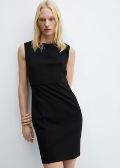 Search: black (832) | Mango USA Short Design, Black Jumper Dress, Shift Dresses, Ribbed Knit Dress, Shift Dress Black, Asymmetrical Dress, Jumper Dress, Paloma, Pleated Dress