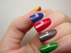 M nails Beautiful Nail Designs, Easy Nail Art, Nail Arts, Nail Polishes