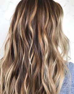 Surf Hairstyles, Blonde Partial Highlights On Brown Hair, Surfer Blonde Hair, Mini Highlights, High Contrast Balayage, Grown Out Roots, Contrast Balayage, Sun Bleached Hair, Full Foil