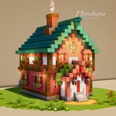 an image of a house made out of legos