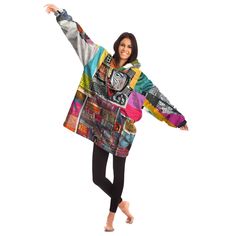 This Quilt-inspired Snug Hoodie is a Great Accessory and Gift Idea The trend of having a snug hoodie with a quilt-inspired graphic design printed all over it has been gaining popularity in recent times. This unique trend combines the coziness of a hoodie with the intricate and charming patterns of quilted textiles, resulting in a stylish and visually appealing garment. This Quilt-inspired Snug Hoodie is Perfect for Camping Trips The defining feature of this trend is the use of graphic designs th Cozy Multicolor Winter Hoodie, Trendy Multicolor Graphic Print Hoodie, Oversized Multicolor Cotton Hoodie, Multicolor Graphic Print Hoodie For Winter, Winter Multicolor Hoodie With Graphic Print, Fun Multicolor Hooded Outerwear, Oversized Multicolor Hoodie, Trendy Multicolor Hooded Hoodie, Fun Graphic Print Hoodie