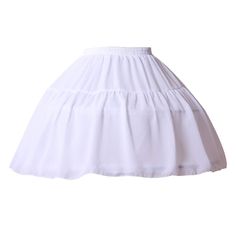 PRICES MAY VARY. ✿ Women Girls hoop skirt petticoat:High waisted, wide elastic waistband, double layer, knee length.2 hoop metal fish bone provide good support and also have certain softness to display your dress ruffles naturally. ✿2 Hoops Chiffon Crinoline Petticoat Details:Length About 45cm/17.7" ,Bottom Diameter: about 60cm/23.5" .Made of high quality chiffon materials, soft and skin-friendly, won't stimulate your tender skin. ✿Adjustable Waistline Petticoat :Elastic closure,Bustle cage hoop Chiffon Ball Gown, Ball Gown Short, Cosplay Fashion, Prom Skirt, Skirt Chiffon, Skirt Tulle, Hoop Skirt, Medieval Dress, Half Slip