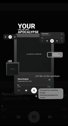 an iphone screen with the text your appalypse on it