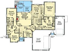 this is the first floor plan for these house plans