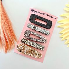 Sparkly Little Things hair accessories will be the most sparkly and beautiful hair accessories you will ever buy! As seen on lots of famous Instagram influencers and their kids! They are unique and make the best gifts! This set comes with these specific colors and clip styles! Classy Hair, Unique Hair Clip, Sparkly Hair, Beautiful Hair Accessories, Hair Accessories Set, Unique Hair, Accessories Set, Instagram Influencer, Wedding Hair Accessories