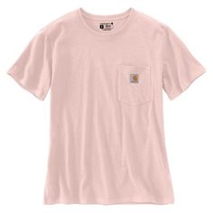 Carhartt Women's Short Sleeve Pocket Tee, 103067-643 Carhartt Shirt, Carhartt Womens, Carhartt Workwear, Carhartt Women, Neck Label, Work Wear Women, Pocket Tshirt, Work Shirts, Knit Shirt