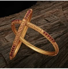 Bangles Models Gold, Gold Bangles Indian Design Traditional, Daily Use Gold Bangles Indian, Gold Kangan, Ruby Bangles