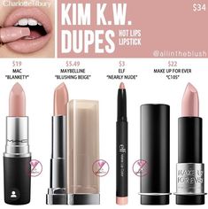 Kim Kardashian Lipstick Color, Mac Makeup Lipstick, Evening Eye Makeup, Kim Kardashian Makeup, Makeup Artist Tips, Nude Lips, Simple Eye Makeup, Lipstick Color