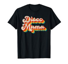 PRICES MAY VARY. Retro Disco Mama with 60s 70s clothing for men women who love disco. This retro Disco Mama tee is as gifts idea for Mama or yourself. Lightweight, Classic fit, Double-needle sleeve and bottom hem Disco Ball Party, 70's Party, Disco 70s, Disco Costume, 70s Clothing, Disco Style, 70s Party, Matching Costumes, Matching Mom