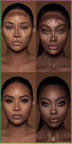 Mascara\u003e\u003e\u003e\u003e Maquillage Yeux Cut Crease, Face Contouring Makeup, Makeup Tip, Natural Make Up Looks, Makeup For Black Skin, Smink Inspiration, Makeup Artist Tips, Brown Skin Makeup, Face Makeup Tutorial