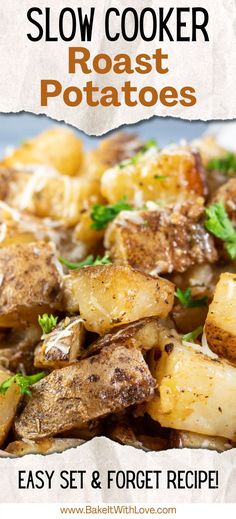 the recipe for slow cooker roast potatoes