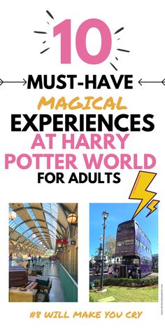 the top ten things to do in harry potter's world