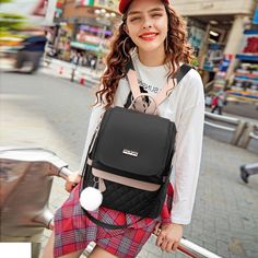 SPECIFICATIONSmochila femenina: mochilas para mujermochila: Women's bagcolour: black/red/blue/KhakiWomen's backpack: backpack for ladiesWomen backpack: Backpacks for womenTechnics: EmbossingStyle: FashionSchool backpack: mochilas para mujerRain Cover: NoPattern Type: SolidOrigin: CN(Origin)Model Number: women backpackMain Material: OxfordLining Material: PolyesterItem Type: BackpacksInterior: Interior Zipper PocketInterior: Cell Phone PocketHandle/Strap Type: Soft HandleGender: WOMENClosure Type