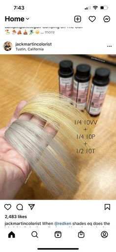 Silver Formula Shades Eq, Lon Hair, Blonde Toners, Toning Formulas, Shades Formulas, Hair Knowledge, Toner Formulas, Salon Pics